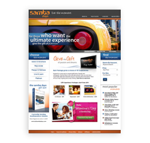 Samba Days Web site designed by Clutch Marketing