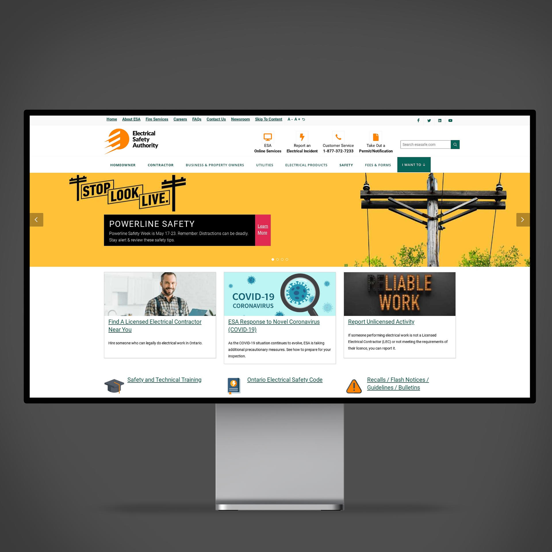 Website design