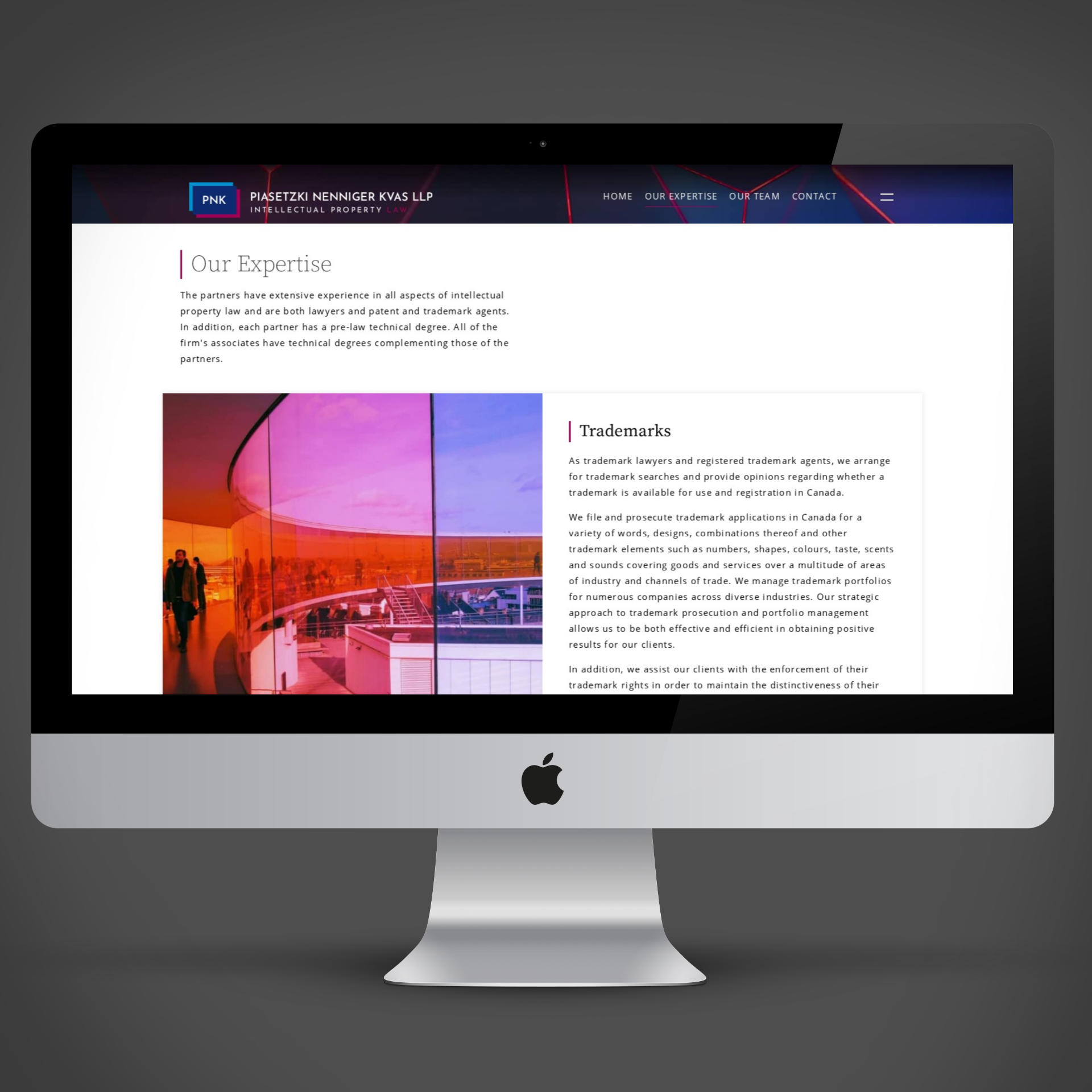 Website design